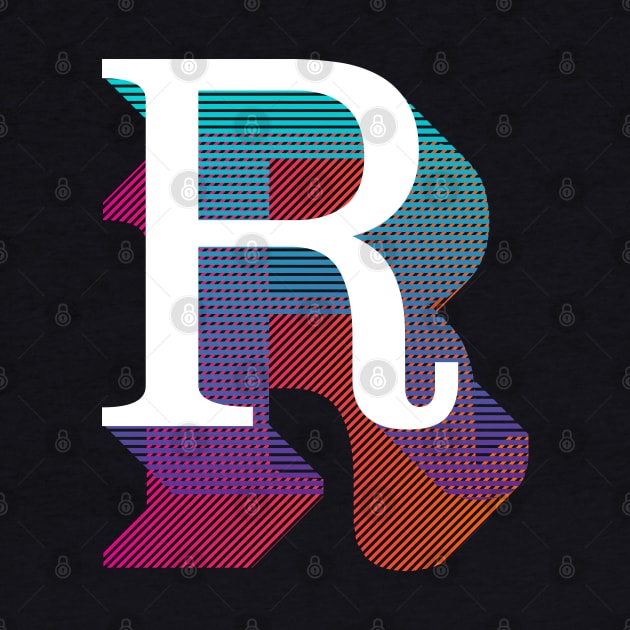 Letter R by MplusC